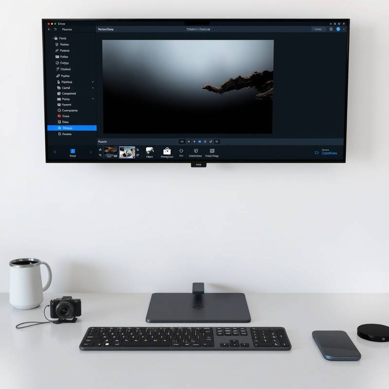 Screenshot der DaVinci Resolve Software